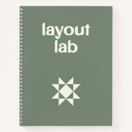 Quilt-Design & Block-Anordnungslabor Notizbuch
