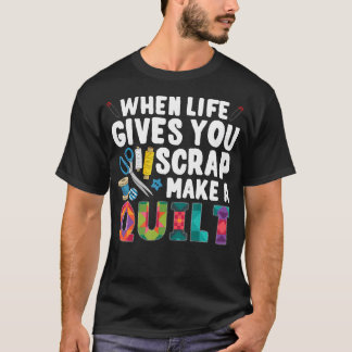 Quilt-Design Für Frauen Oma Quilt Liebhaber Nähen T-Shirt