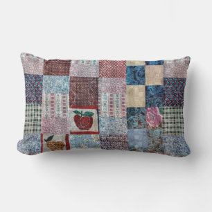 Quilt Design Lumbar Kissen