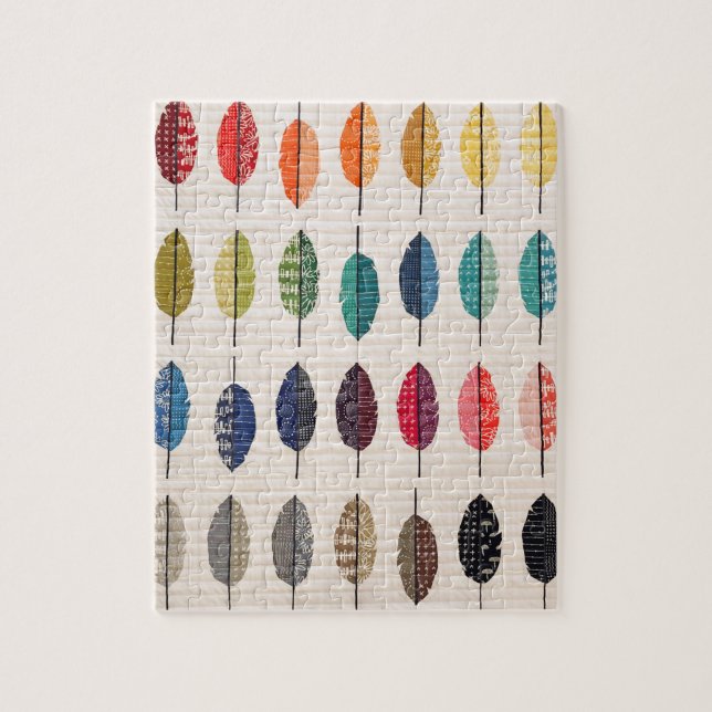 Quilt Feather Puzzle (Vertikal)