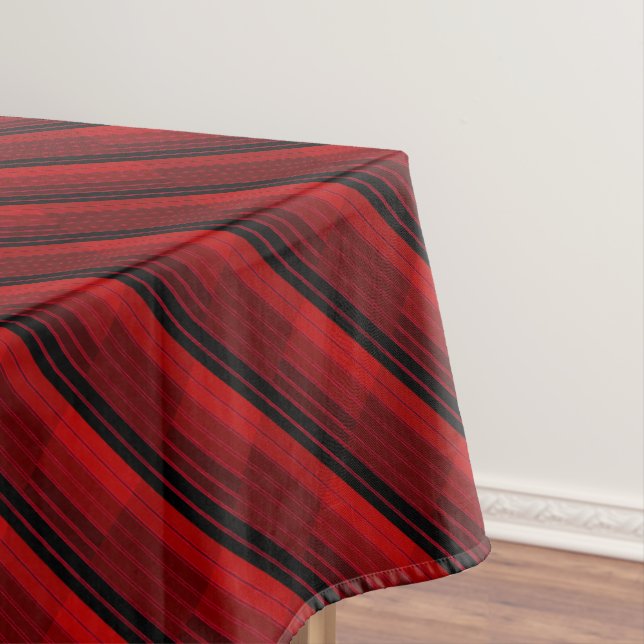 Quilt für rotes und schwarzes geometrisches Patchw Tischdecke (Beispiel)
