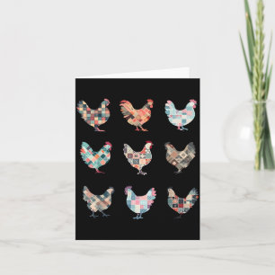 Quilt Huhn Patchwork Mama Farmerin Farmhaus Karte