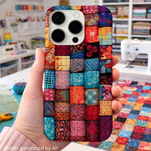 Quilt-Liebhaber-Design - Patchwork-Kunst iPhone 16 Pro Hülle