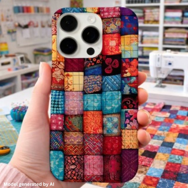 Quilt Lover's Design - Patchwork Art iPhone 16 Pro Hülle (Von Creator hochgeladen)