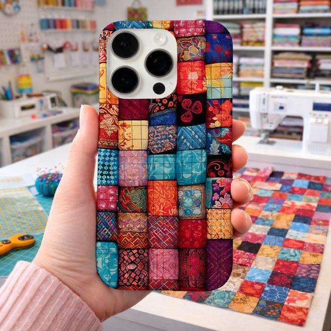 Quilt Lover's Design - Patchwork Art iPhone 16 Pro Hülle (Von Creator hochgeladen)