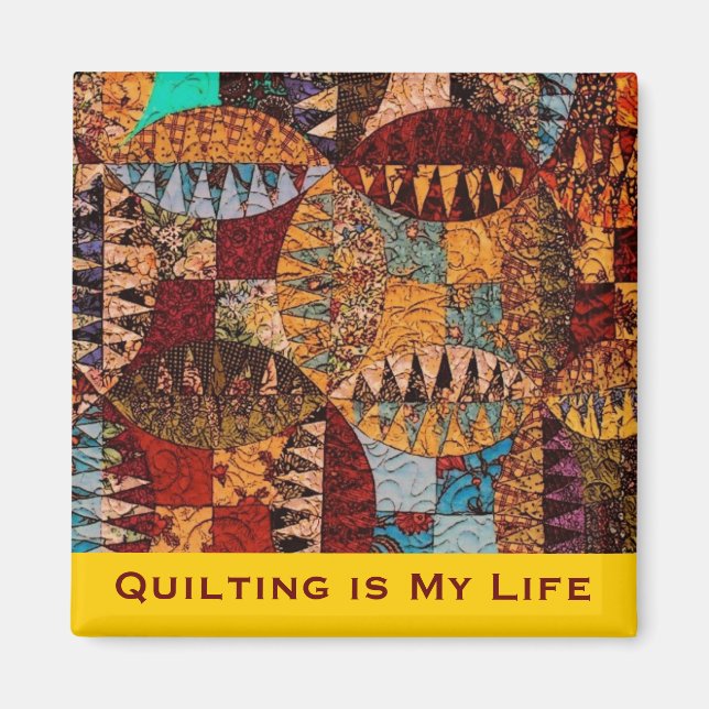 Quilt-Magnet Magnet (Vorne)