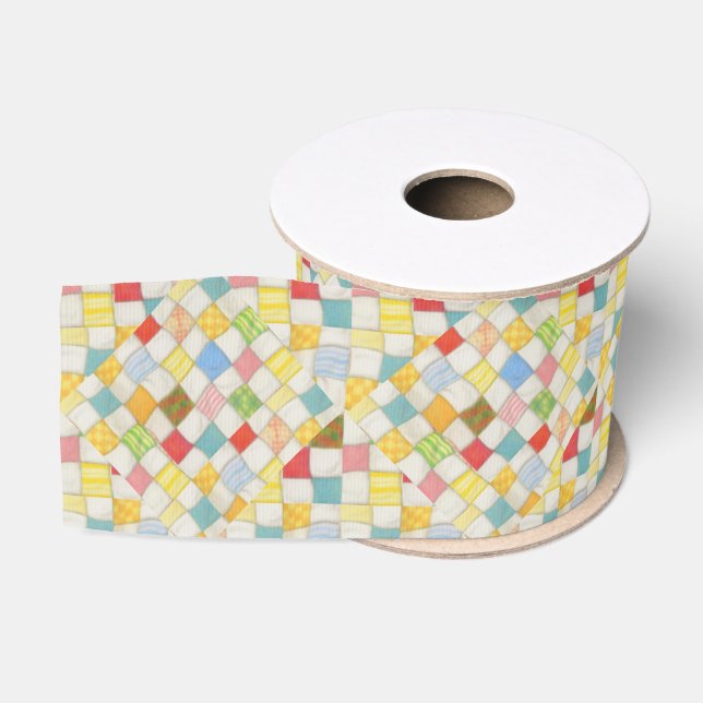 QUILT MOSAIC 3" breites Kornband Ripsband (Spule)