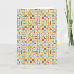 QUILT MOSAIC Dankeschön Karte