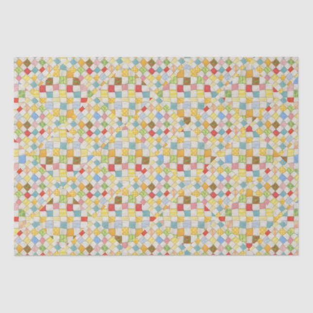 QUILT MOSAIC Tissue Seidenpapier (Vorderseite)