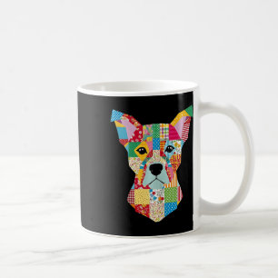 Quilt-Muster-Hund zum Beenden von Lover Quilter Se Kaffeetasse