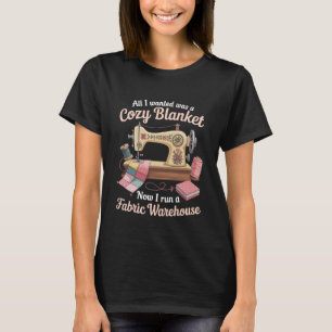 Quilt-Nähmaschine Strickhumor für Quilter T-Shirt