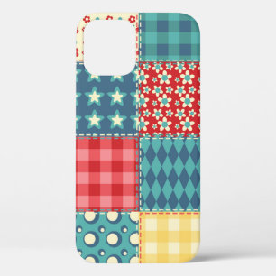 Quilt nahtloses Muster. Vintages Patchwork-Backgro Case-Mate iPhone Hülle