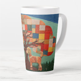 Quilt Poodle Milchtasse