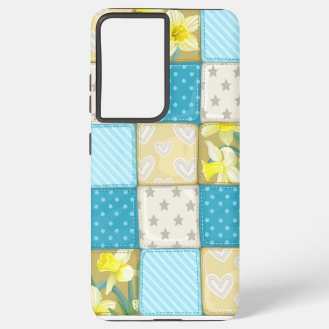 Quilt Samsung Galaxy Hülle (Rückseite)