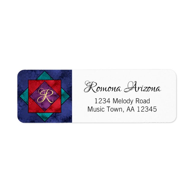 Quilt Square Monogram (Vorne)