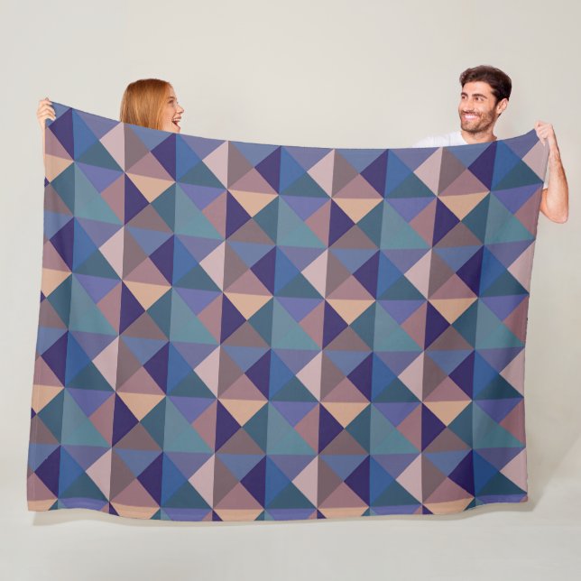 Quilt Square-Muster Fleecedecke (Beispiel)