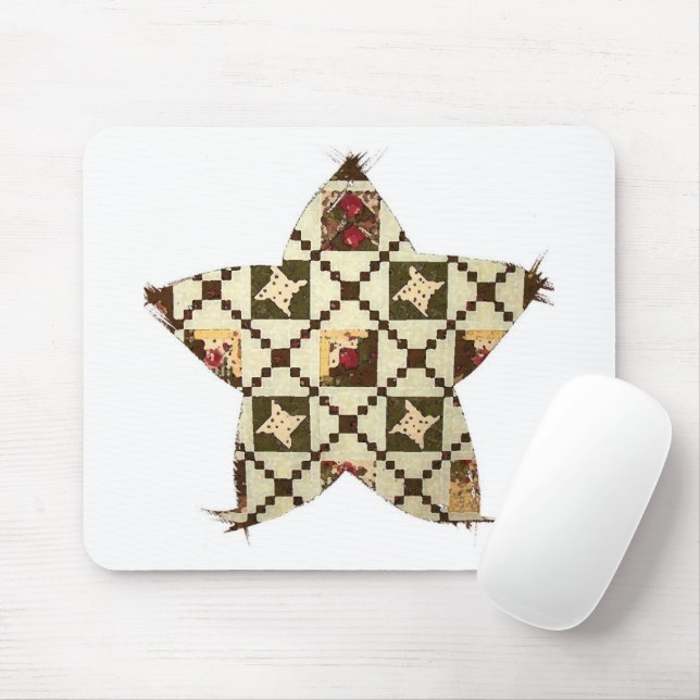 Quilt Star Mousepad (Mit Mouse)