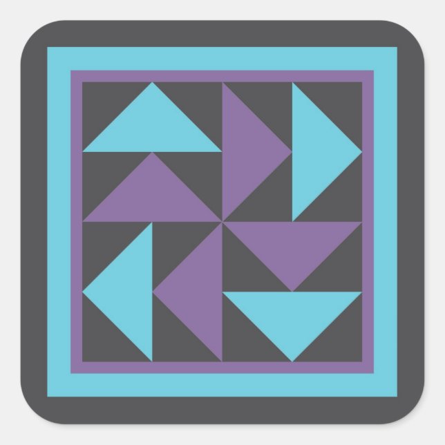 Quilt Stickers - Holländer Puzzle (Vorderseite)