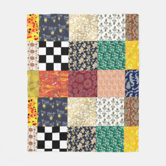 Quilt-Stil Fleecedecke