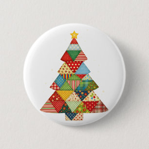 Quilt Weihnachtsbaum Festliche Quilt Liebhaber  Button