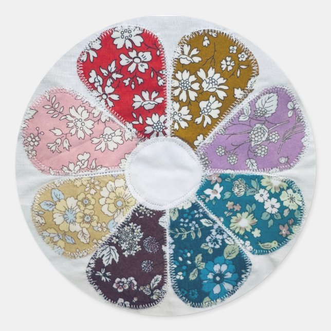 Quilted Dresden Sticker (Vorderseite)