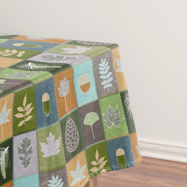 Quilted Summer Blätter Tischdecke (Beispiel)
