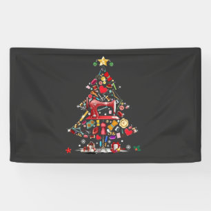 Quilter Frohe Weihnachten Baum Quilt Block Quiltin Banner