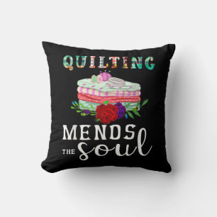 Quilter-Geschenk für Soule beenden Quillover Kissen