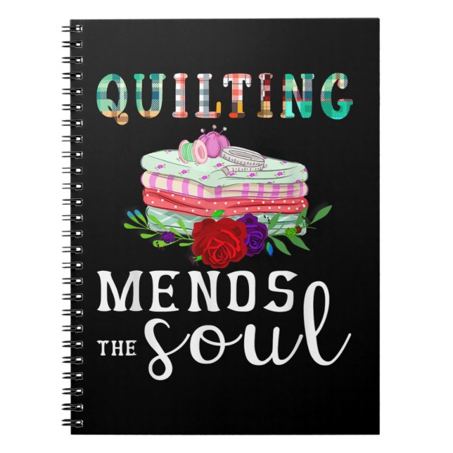 Quilter-Geschenk für Soule beenden | Quillover Notizblock (Vorderseite)