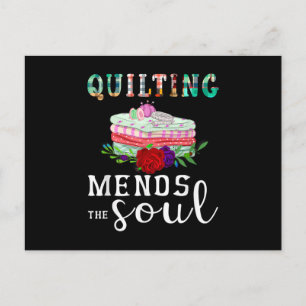 Quilter-Geschenk für Soule beenden Quillover Postkarte