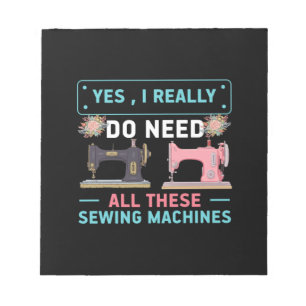 Quilter-Geschenk Ja, ich brauche wirklich Notizblock