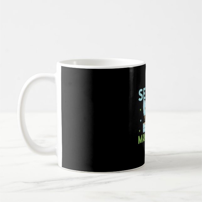 Quilter Gift | Sewing Mamacado Kaffeetasse (Links)