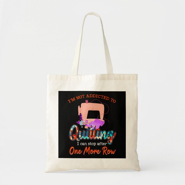 Quilter ist nicht dazu bestimmt, das Quilting-Gesc Tragetasche (Vorne)