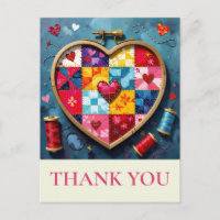 Quilter Nähen Danke