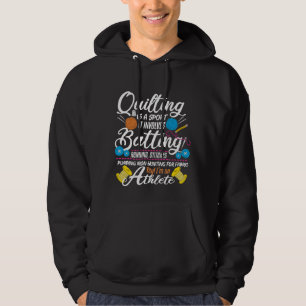 Quilter-Nähgeschenk für den Funny Quilting und A Hoodie