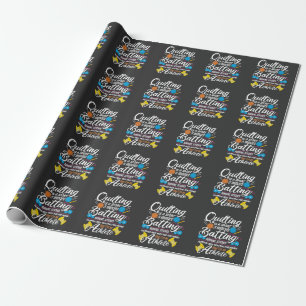 Quilter-Nähgeschenk für den Funny Quilting und Abw Geschenkpapier