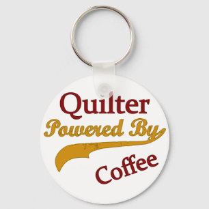 Quilter trieb durch Kaffee an Schlüsselanhänger