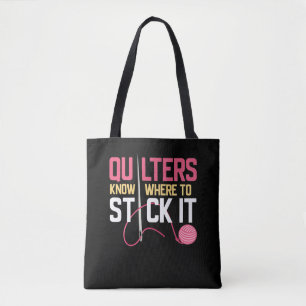 Quilters wissen, wo man es an der Stelle halten ka Tasche