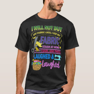 Quilterstoff auf der Zuhause für Quilters einstel T-Shirt
