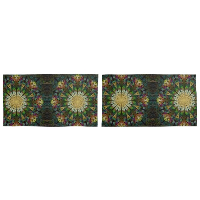 Quiltierte Blume Kissenbezug (Vorderseite-Set)