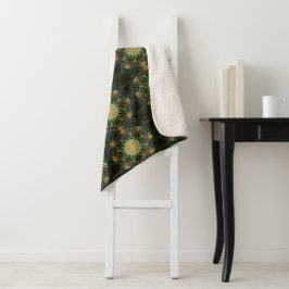 Quiltierte Blume Sherpadecke