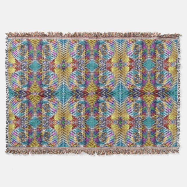 Quiltiertes Design Decke (Vorderseite)