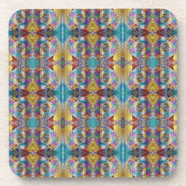 Quiltiertes Design Getränkeuntersetzer (Vorderseite)