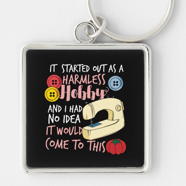 Quiltierung Schlüsselanhänger (Vorne)