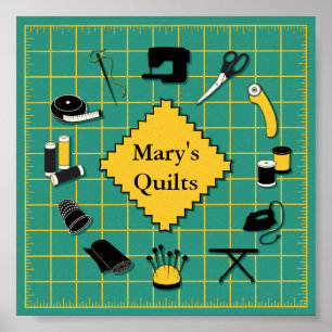 Quiltime Anpassen des Labels Poster