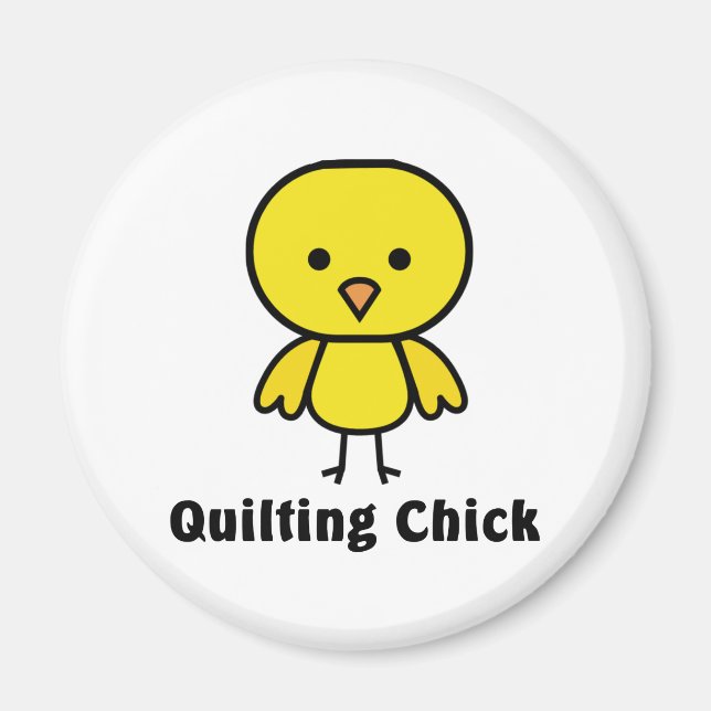 Quilting Chick Magnet (Vorne)