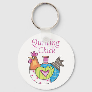 Quilting Chick Schlüsselanhänger
