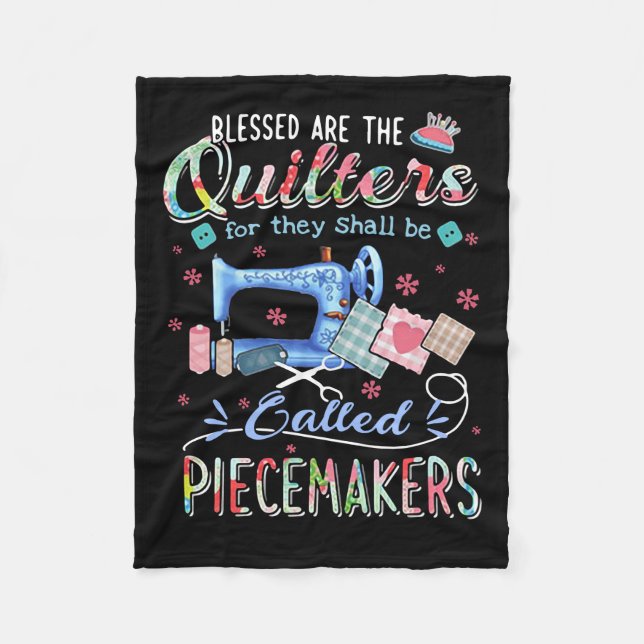 Quilting| Die Quote für sie wird aufgerufen Fleecedecke (Vorderseite)