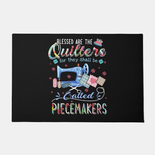 Quilting| Die Quote für sie wird aufgerufen Fußmatte (Vorderseite)