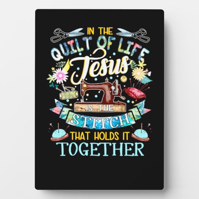Quilting | Im Leben Jesus Fotoplatte (Vorderseite)